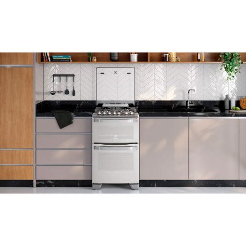 Cocina a Gas Electrolux 56DXQ | 4 Hornillas | Doble Horno modelo 56DXQ cómpralo en Mi Bodega Ec