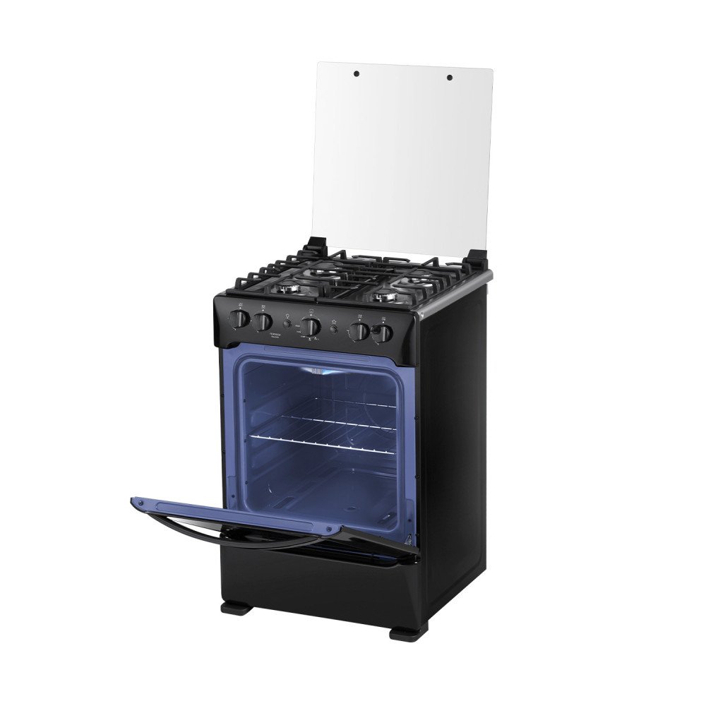 Cocina a Gas Indurama Ferrara Zafiro | 4 Hornillas | MaxGrill modelo FERRARA-ZFO cómpralo en Mi Bodega Ec