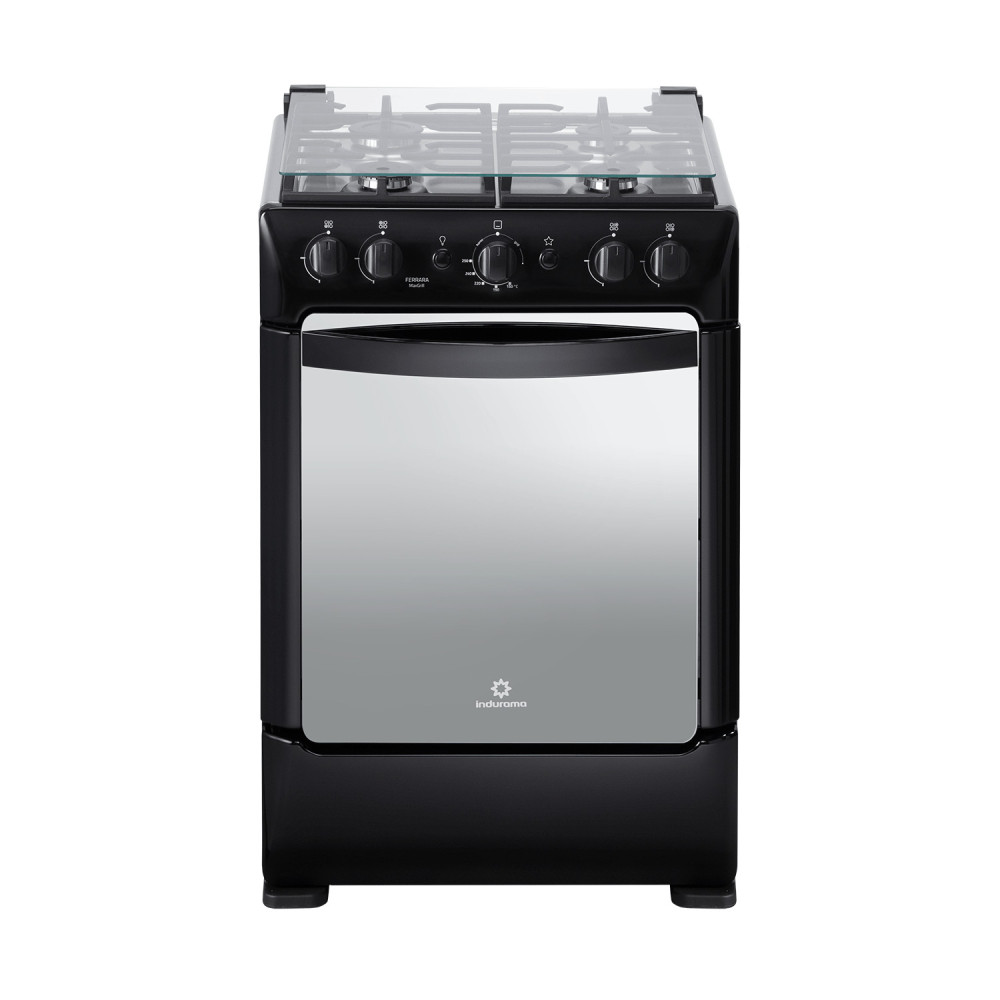 Cocina a Gas Indurama Ferrara Zafiro |4 Hornillas|MaxGrill modelo FERRARA-ZFO cómpralo en Mi Bodega Ec