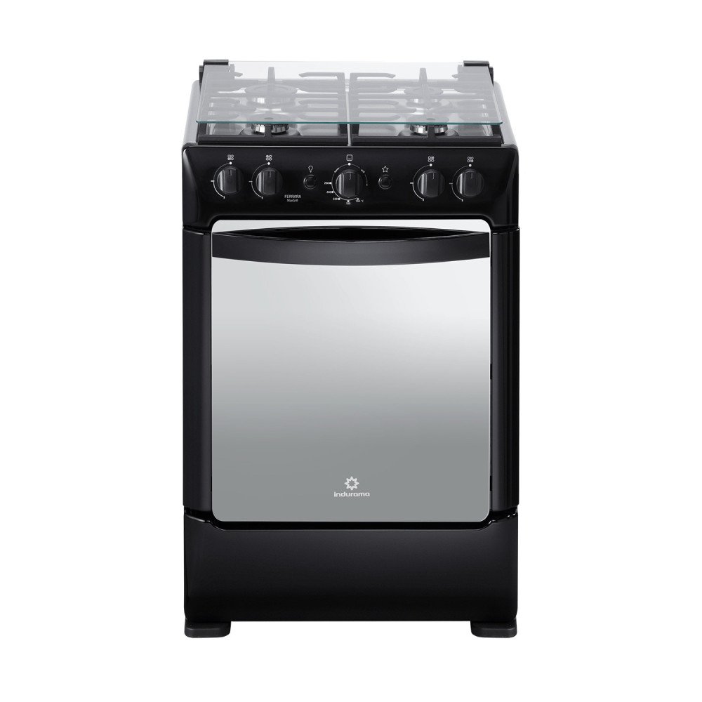 Cocina a Gas Indurama Ferrara Zafiro | 4 Hornillas | 24" modelo FERRARA-ZFO cómpralo en Mi Bodega Ec