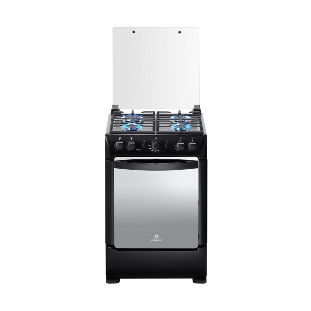 Cocina a Gas Indurama Ferrara Zafiro |4 Hornillas|MaxGrill modelo FERRARA-ZFO cómpralo en Mi Bodega Ec