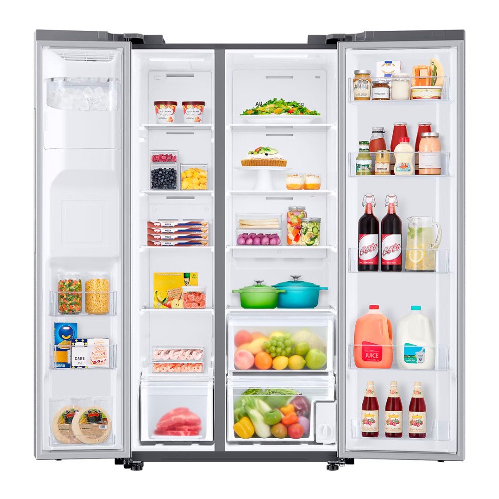 Refrigeradora Samsung Side by Side RS22T5200S9/ED | 622 Lt. 22 P. | Con Dispensador, SpaceMax, Silver modelo RS22T5200S9/ED cómpralo en Mi Bodega Ec