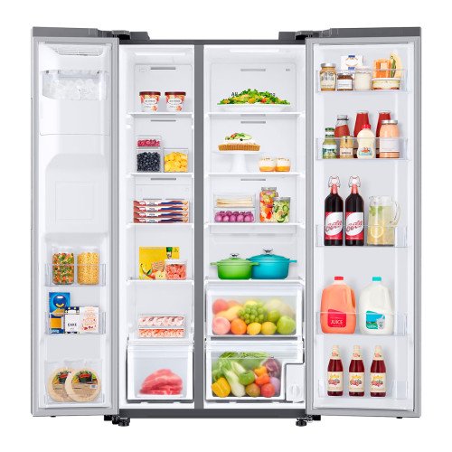 Refrigeradora Samsung Side by Side RS22T5200S9/ED | 622 Lt. 22 P. | Con Dispensador, SpaceMax, Silver modelo RS22T5200S9/ED cómpralo en Mi Bodega Ec
