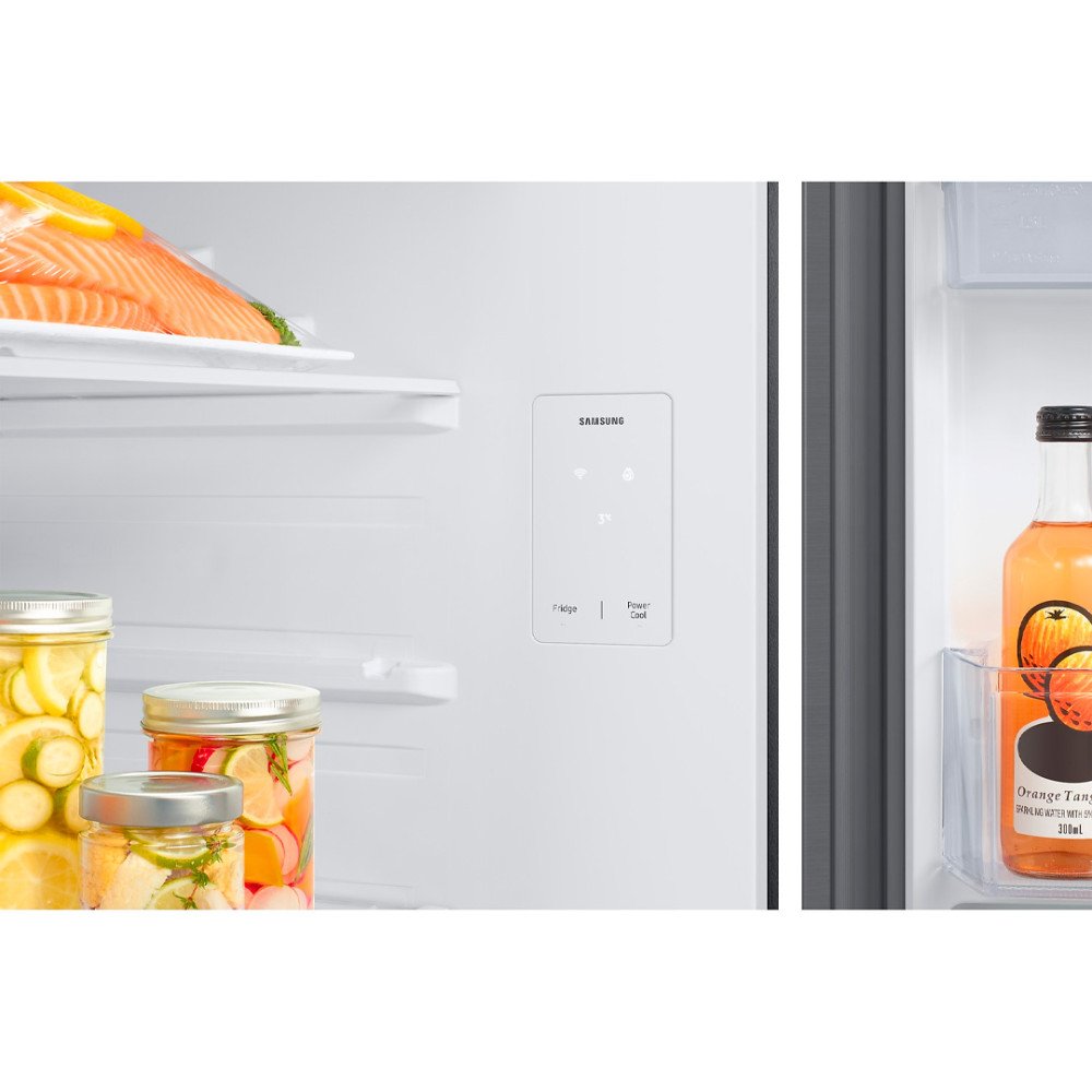 Refrigeradora Samsung Freezer RT42DG6220S9ED | 410 Lt. | Con Dispensador, AI Energy Mode, Silver modelo RT42DG6220S9ED cómpralo en Mi Bodega Ec