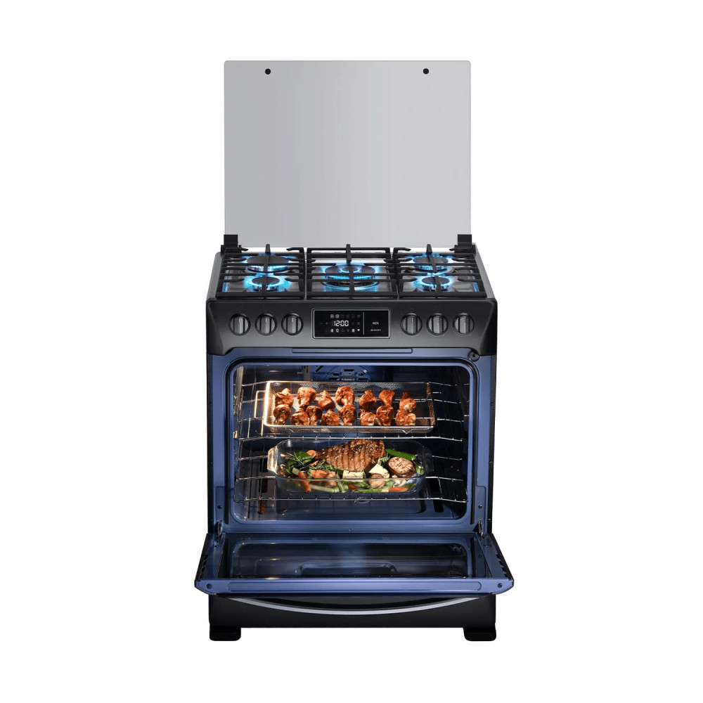 Cocina a Gas Indurama Niza Zafiro|5 Hornillas|Smart modelo NIZA-ZFO-SMART cómpralo en Mi Bodega Ec