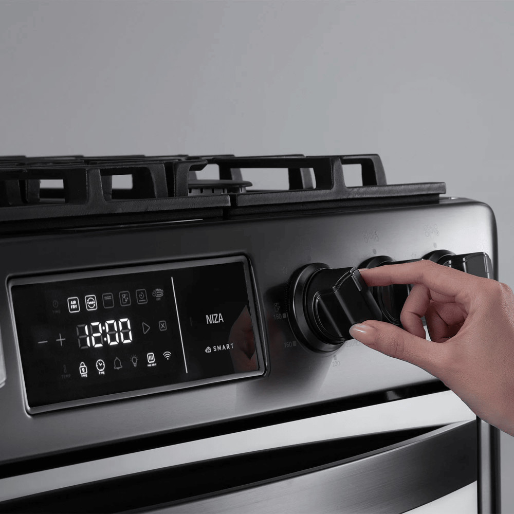Cocina a Gas Indurama Niza Zafiro|5 Hornillas|Smart modelo NIZA-ZFO-SMART cómpralo en Mi Bodega Ec