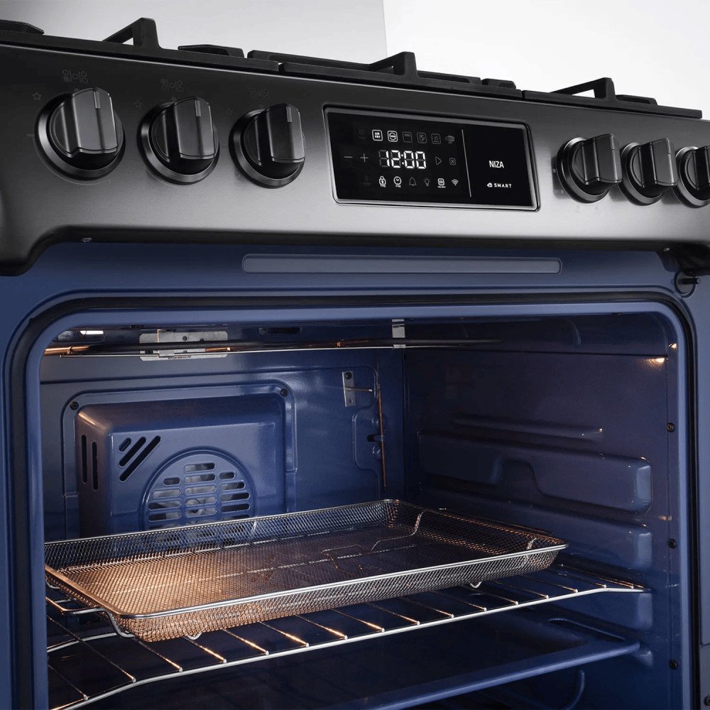 Cocina a Gas Indurama Niza Zafiro Smart | 5 Hornillas | 30" Negro Cocina a Gas Indurama Niza Zafiro Smart | 5 Hornillas | 30" Negro