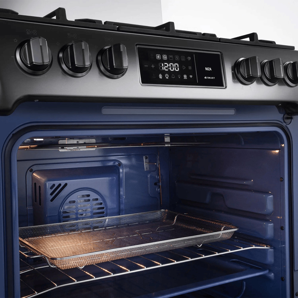 Cocina a Gas Indurama Niza Zafiro|5 Hornillas|Smart modelo NIZA-ZFO-SMART cómpralo en Mi Bodega Ec