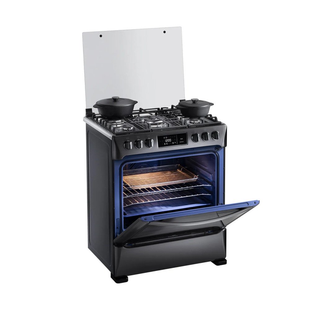 Cocina a Gas Indurama Niza Zafiro | 5 Hornillas | Smart modelo NIZA-ZFO-SMART cómpralo en Mi Bodega Ec