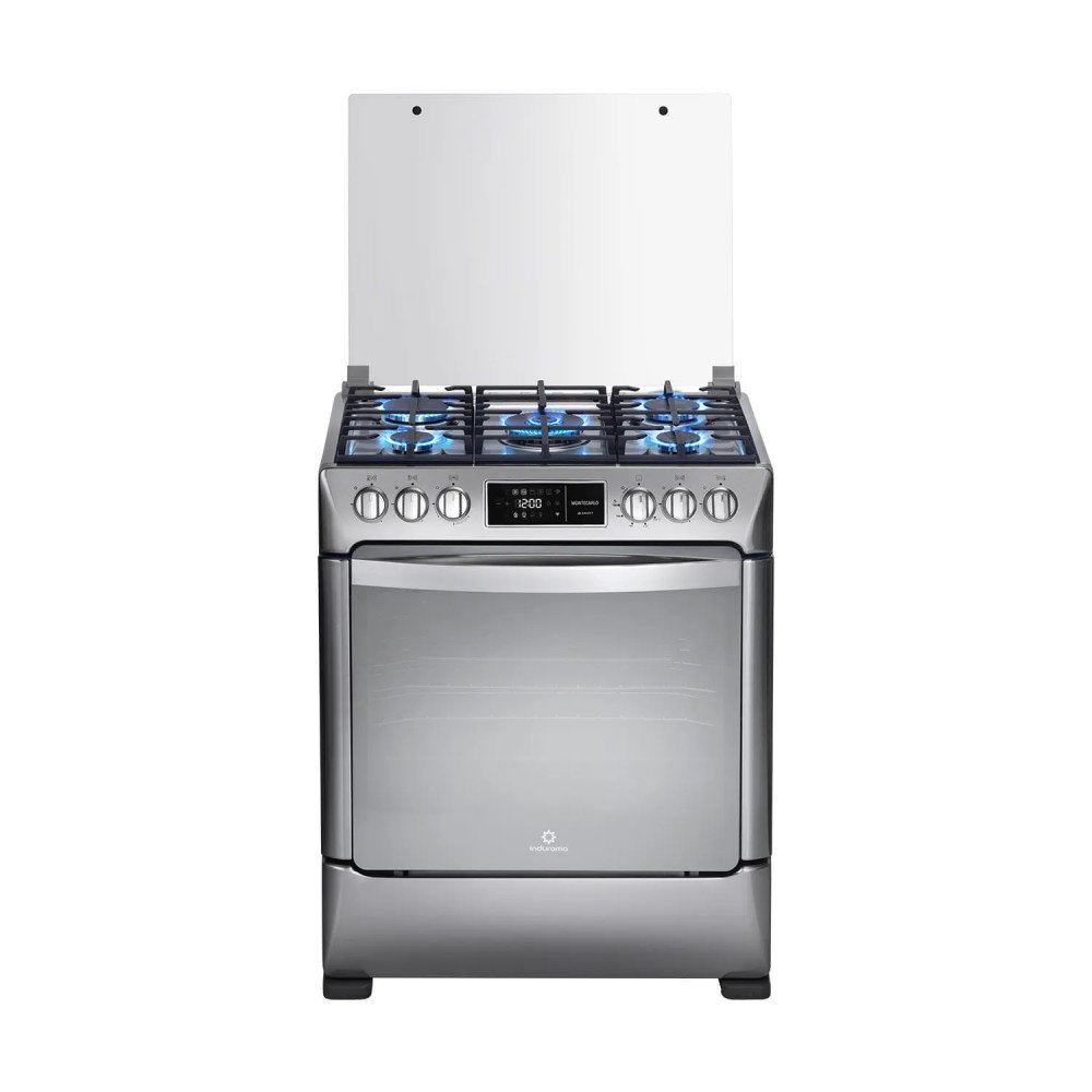 Cocina a Gas Indurama Montecarlos Zafiro Smart | 5 Hornillas | 30" Croma Cocina a Gas Indurama Montecarlos Zafiro Smart | 5 Hornillas | 30" Croma