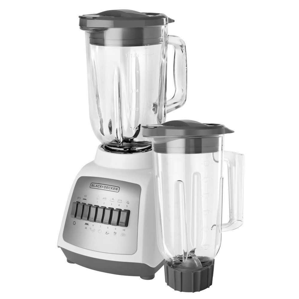 BLACK & DECKER | LICUADORA DURAPRO 550W 10VL modelo BLBD210GPW cómpralo en Mi Bodega Ec