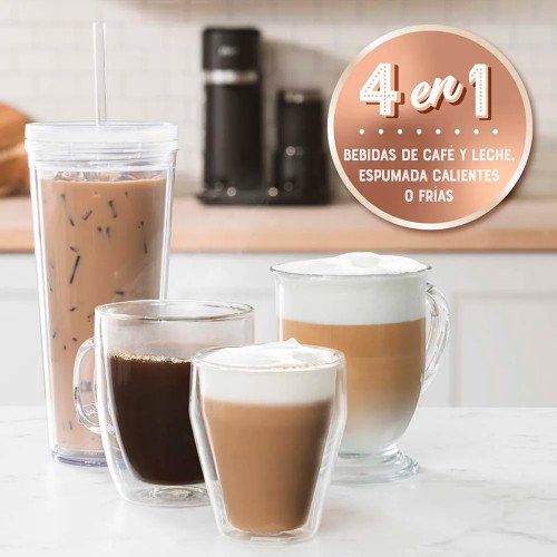 Cafetera Frappé con espumador Oster BVSTDC02B-013 | 4 en 1 para café helado, granizado o caliente modelo BVSTDC02B-013 cómpralo en Mi Bodega Ec