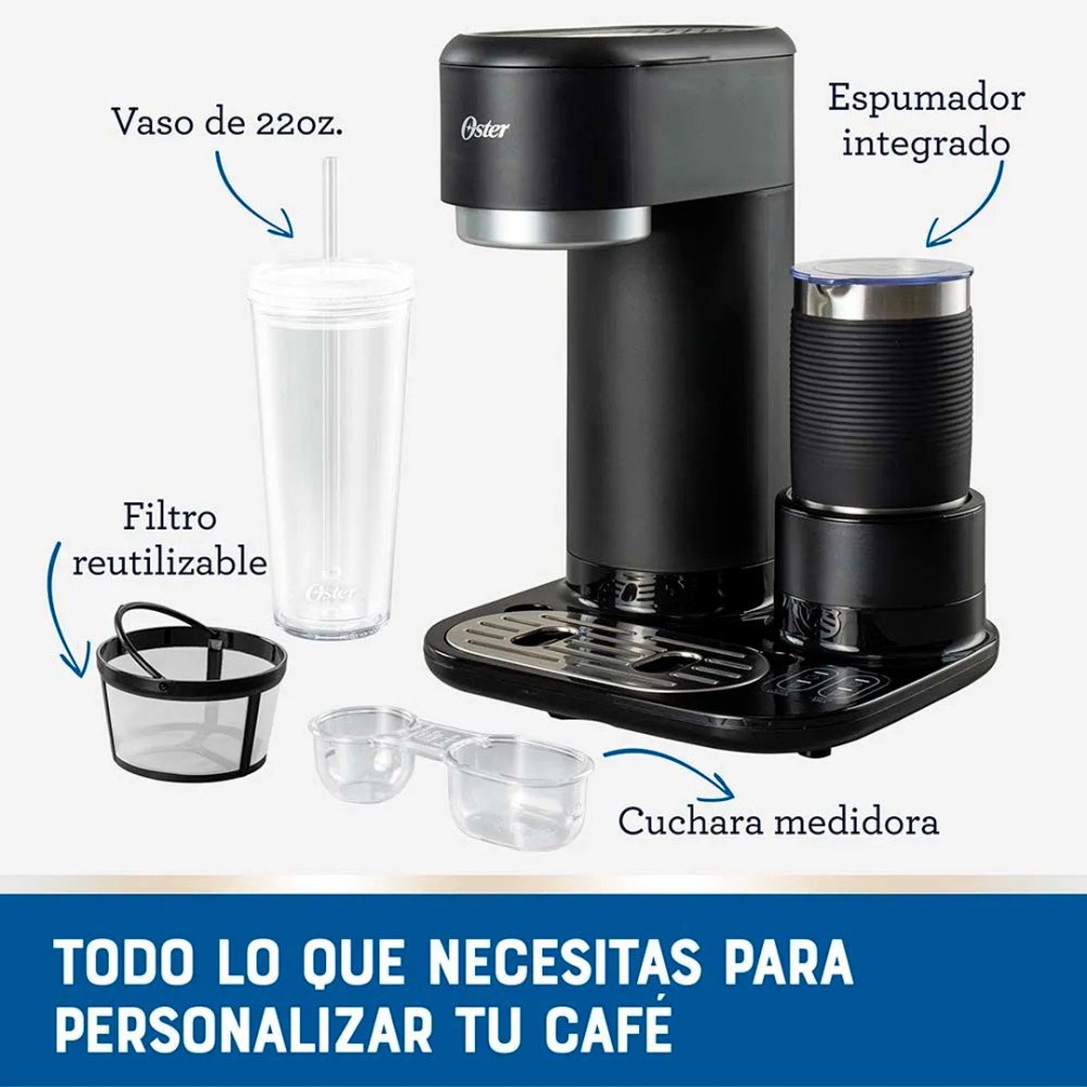 Cafetera Latte Oster BVSTDC02B-013 l 4 en 1 modelo BVSTDC02B-013 cómpralo en Mi Bodega Ec