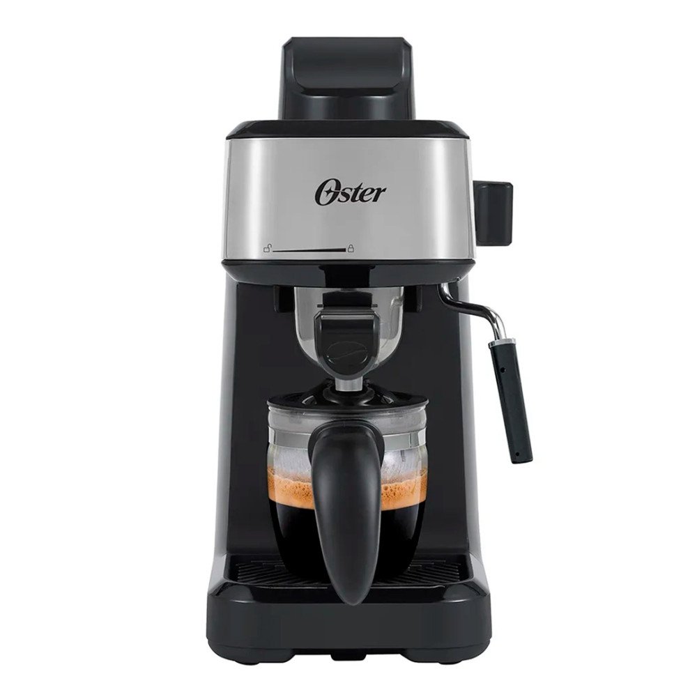 Cafetera para Espresso y Cappuccino BVSTEM3300-013 Oster | 2 tazas, acero inoxidable, 950 W. modelo BVSTEM3300-013 cómpralo en Mi Bodega Ec