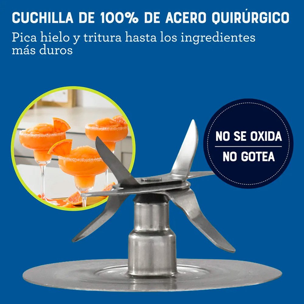Licuadora Reversible BLSTPBRGR-013 Oster | 1,75 Lt. vaso de vidrio, 1500 W. modelo BLSTPBRGR-013 cómpralo en Mi Bodega Ec