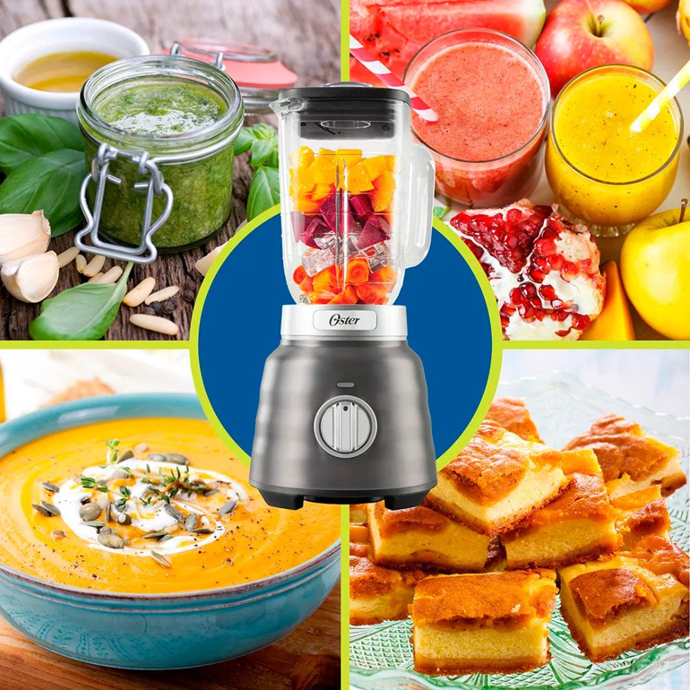 Licuadora Reversible BLSTPBRGR-013 Oster | 1,75 Lt. vaso de vidrio, 1500 W. modelo BLSTPBRGR-013 cómpralo en Mi Bodega Ec