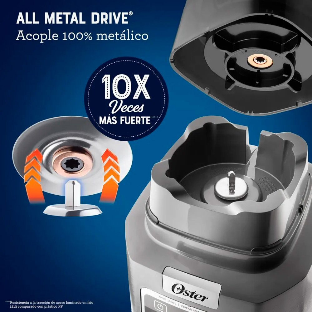 Licuadora Reversible BLSTXPG-BW-013 Oster | 2 Lt. Prof. Extreme, 15000 W, 10 aspas