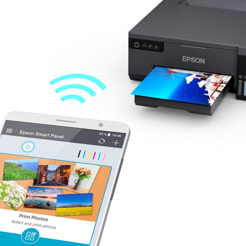 Impresora Fotográfica inalámbrica EcoTank EPSON L8050 | Impresión en CD