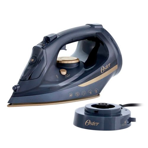 Plancha de vapor inalámbrica Oster | 2 en 1 con suela de cerámica, azul modelo GCSTCC5000-013 cómpralo en Mi Bodega Ec