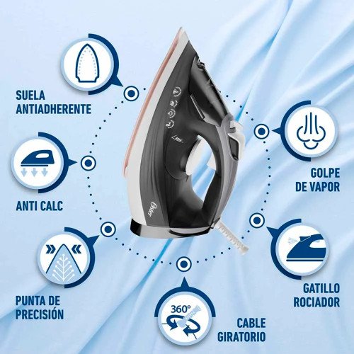 Plancha a Vapor Oster| GCSTEP2501-013 modelo GCSTEP2501-013 cómpralo en Mi Bodega Ec