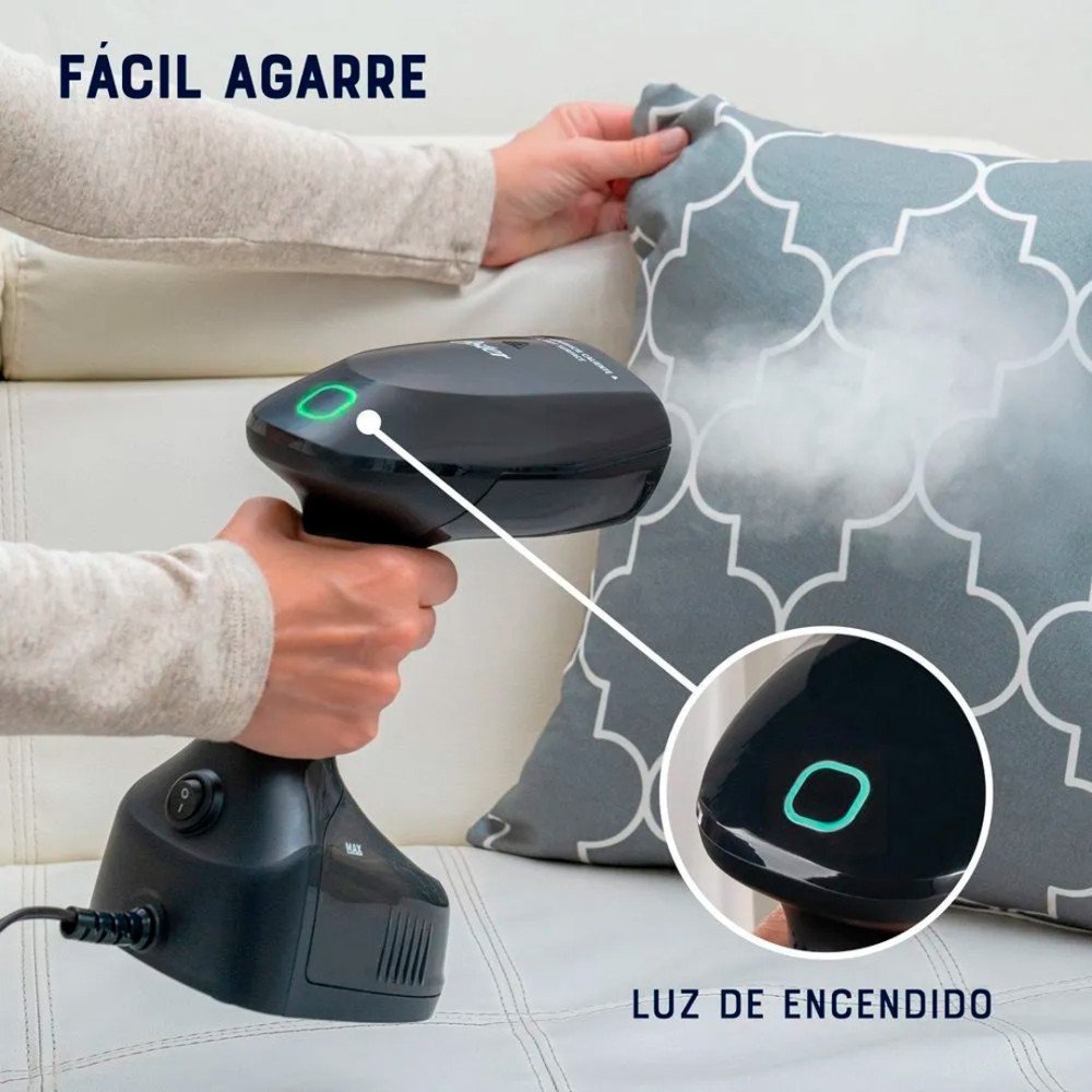 Vaporizador de telas portátil Oster | cable de 2,5 mts, capacidad de 240 ml color negro