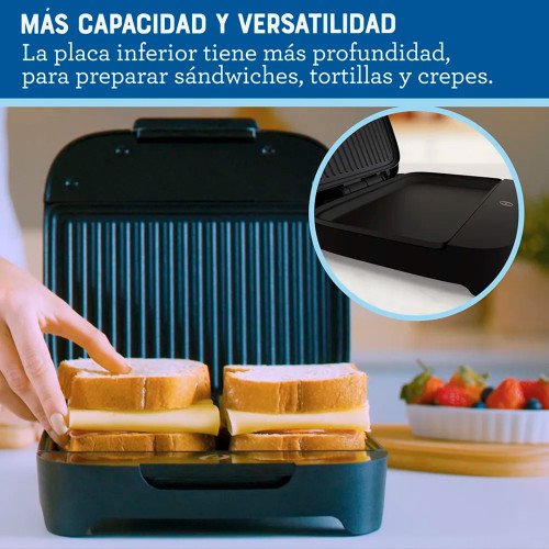 Sanduchera Oster CKSTSM400-013 | botón de apagado, color negro modelo CKSTSM400-013 cómpralo en Mi Bodega Ec
