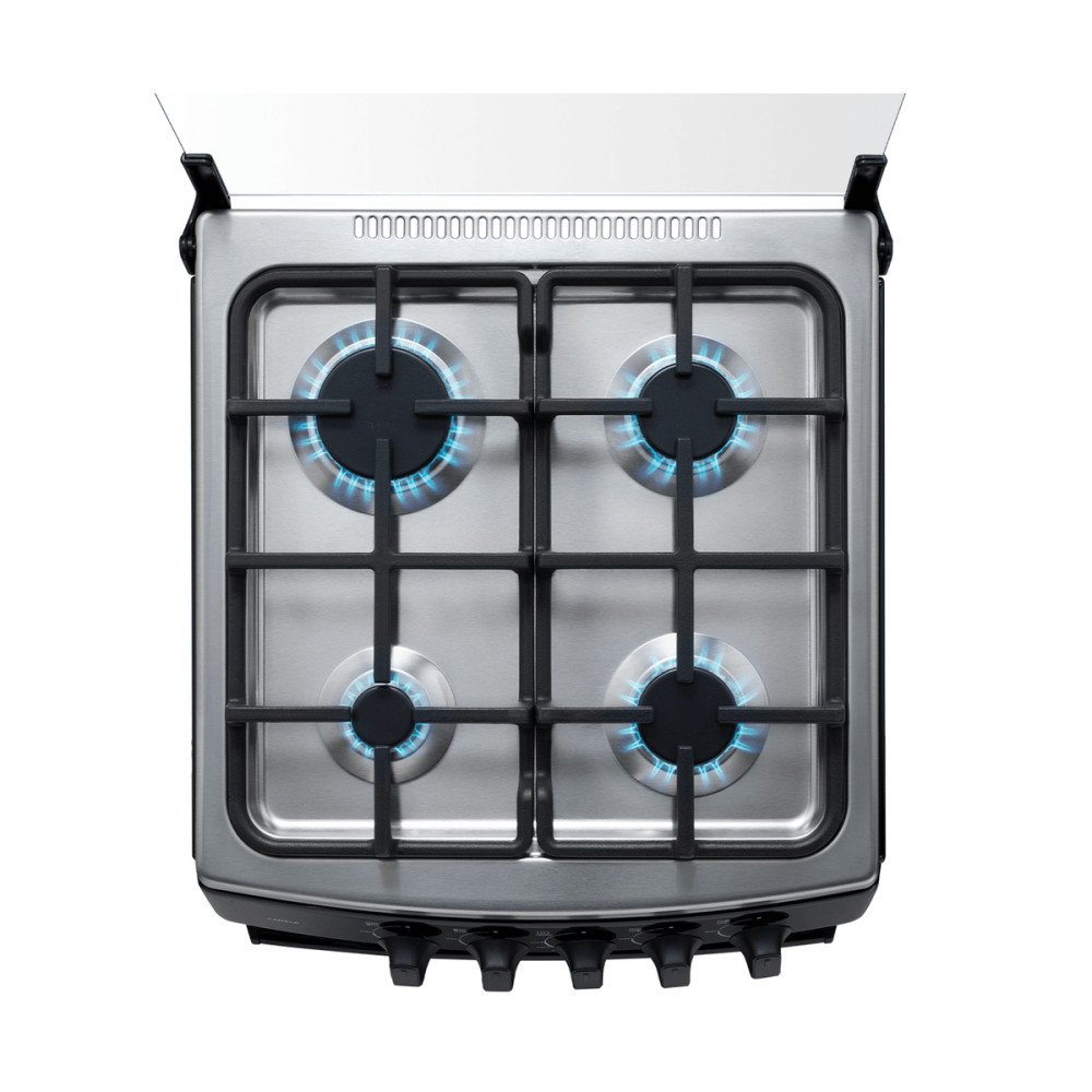 Cocina a Gas Indurama Canela| 4 Hornillas | 20" Negro modelo CANELA cómpralo en Mi Bodega Ec