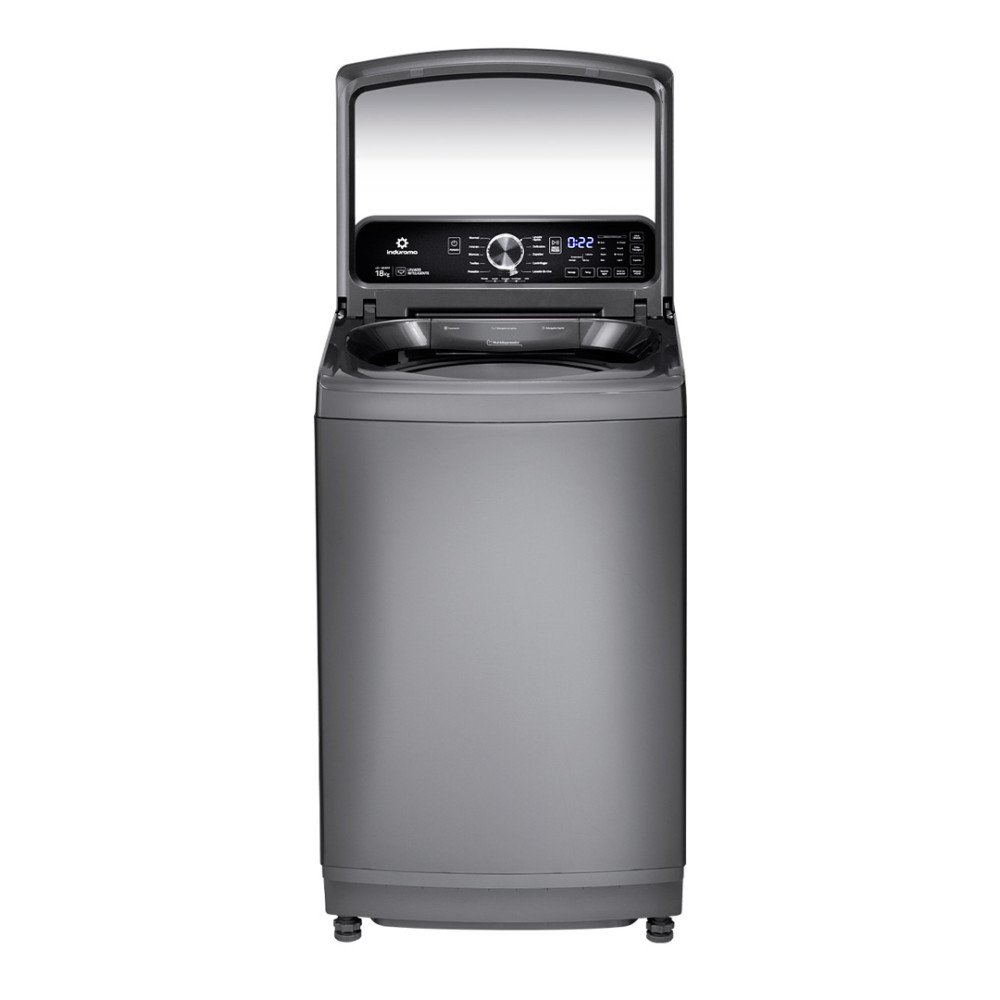 Lavadora Automática Indurama LRI-18CRPP | 18 Kg | Digital Titanium