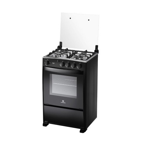 Cocina a Gas Indurama Merida| 4 Hornillas | 24" Negro modelo MERIDA-BLACK-GRILL cómpralo en Mi Bodega Ec