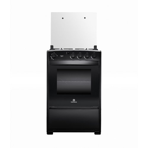 Cocina a Gas Indurama Merida| 4 Hornillas | 24" Negro modelo MERIDA-BLACK-GRILL cómpralo en Mi Bodega Ec