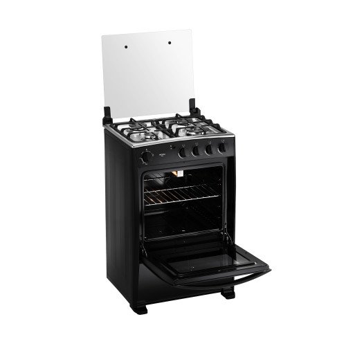 Cocina a Gas Indurama Merida| 4 Hornillas | 24" Negro modelo MERIDA-BLACK-GRILL cómpralo en Mi Bodega Ec