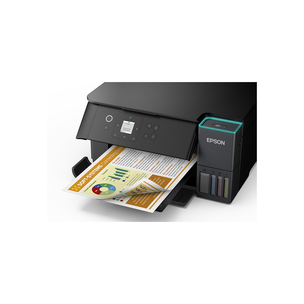 Impresora Multifuncional Inlámbrica Epson EcoTank L4360 | Wifi Tinta Continua Multifuncional a Color Dúplex modelo L4360 cómpralo en Mi Bodega Ec