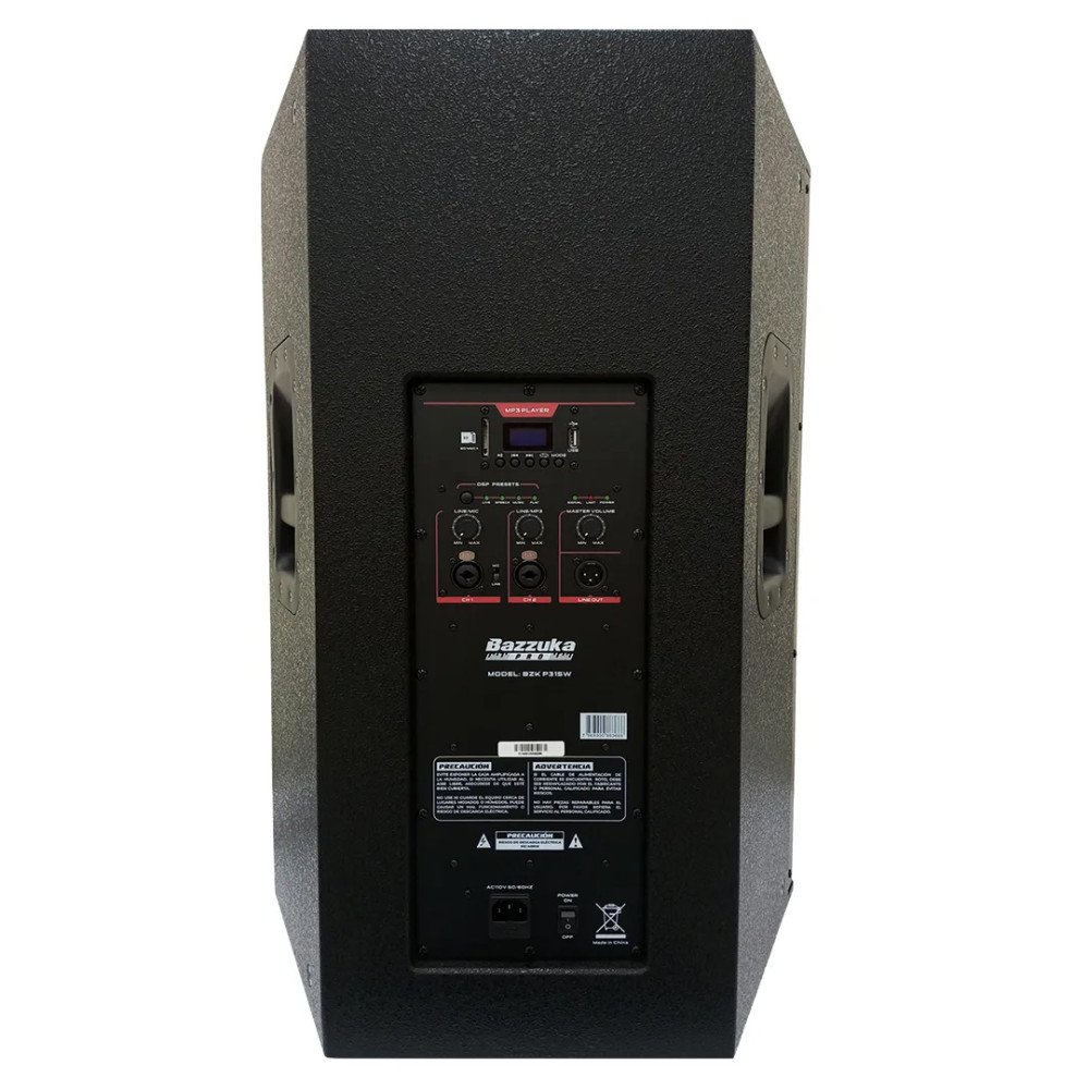 Parlante Profesional Bazzuka P315W | 500 Watts RMS