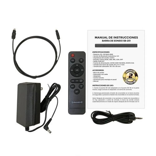 Barra de Sonido Bazzuka SB201 | 80 Watts modelo SB201 cómpralo en Mi Bodega Ec