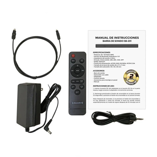 Barra de Sonido Bazzuka SB201|80 Watts modelo SB201 cómpralo en Mi Bodega Ec
