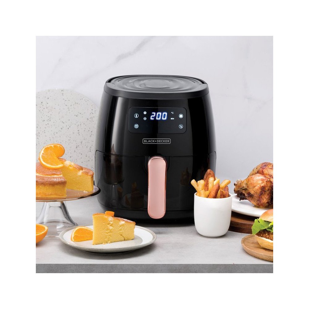 Freidora de Aire Black & Decker 5.7Lt. |HFD5055B 1500 Watts modelo HFD5055B cómpralo en Mi Bodega Ec