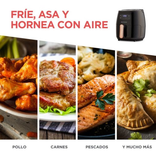 Freidora de Aire Black & Decker 5.7Lt. |HFD5055B 1500 Watts modelo HFD5055B cómpralo en Mi Bodega Ec