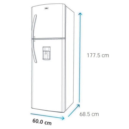 Refrigeradora Mabe RMA313FJEG| 313 Lt. |Top Mount modelo RMA313FJEG cómpralo en Mi Bodega Ec
