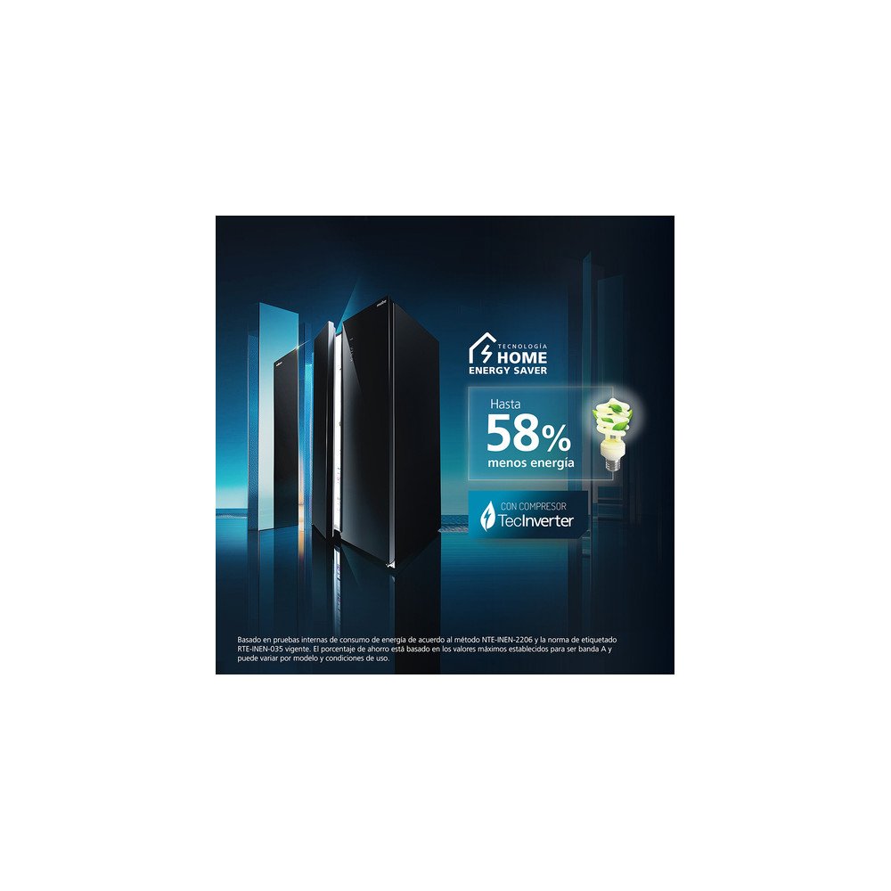 Refrigeradora Mabe MSE480LPLSS0 | 480 Lt. | Side By Side