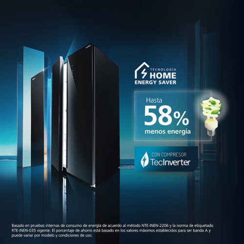 Refrigeradora Mabe MSE480LPLSS0 | 480 Lt. | Side By Side modelo MSE480LPLSS0 cómpralo en Mi Bodega Ec