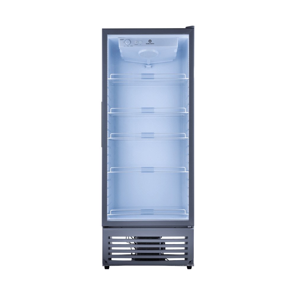Vitrina Refrigeradora Indurama|Enfriadora vertical 440 Lt. modelo VFV-520LGR-CZ cómpralo en Mi Bodega Ec