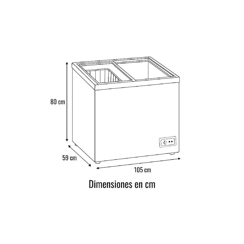 Congelador Continental SD268QTV|268 Lt.