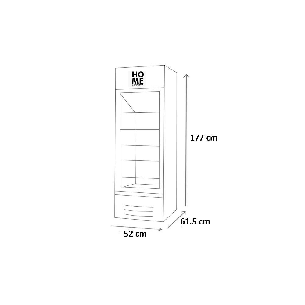 Vitrina Refrigeradora Home 10086942 |Enfriadora vertical 211 Lt.
