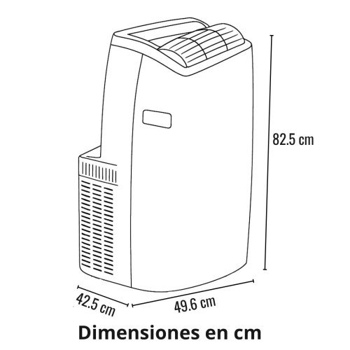 Aire Acondicionado Midea|12000 BTU Inverter | Portátil WIFI modelo MPPTB-12HRN8-N cómpralo en Mi Bodega Ec
