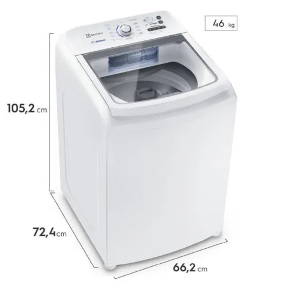 Lavadora Electrolux 20Kg|LB20A| Carga Superior