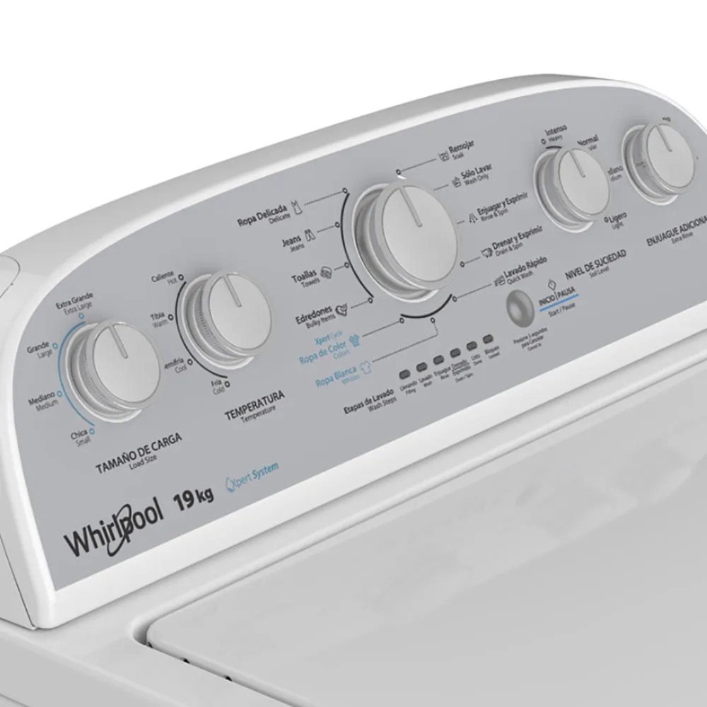 Lavadora Whirlpool 19Kg | 7MWTW1904LM |Carga Superior