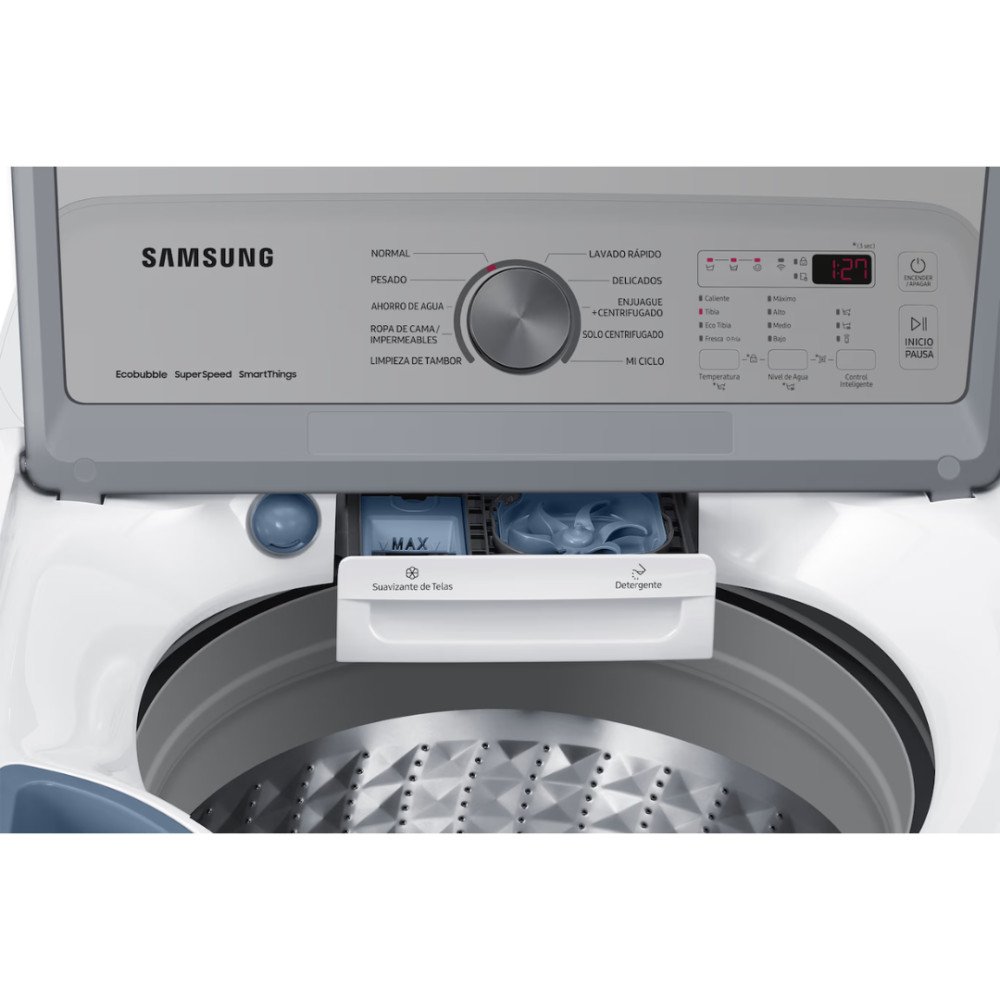 Lavadora Samsung 23kg |WA23C3553GW/AP| Carga Superior