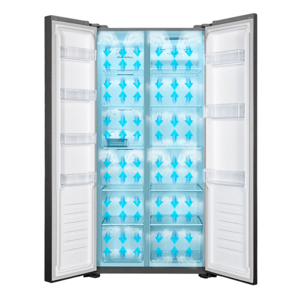 Refrigeradora Hisense RS3P428NEDA1| 428 Lt. |Side By Side modelo RS3P428NEDA1 cómpralo en Mi Bodega Ec