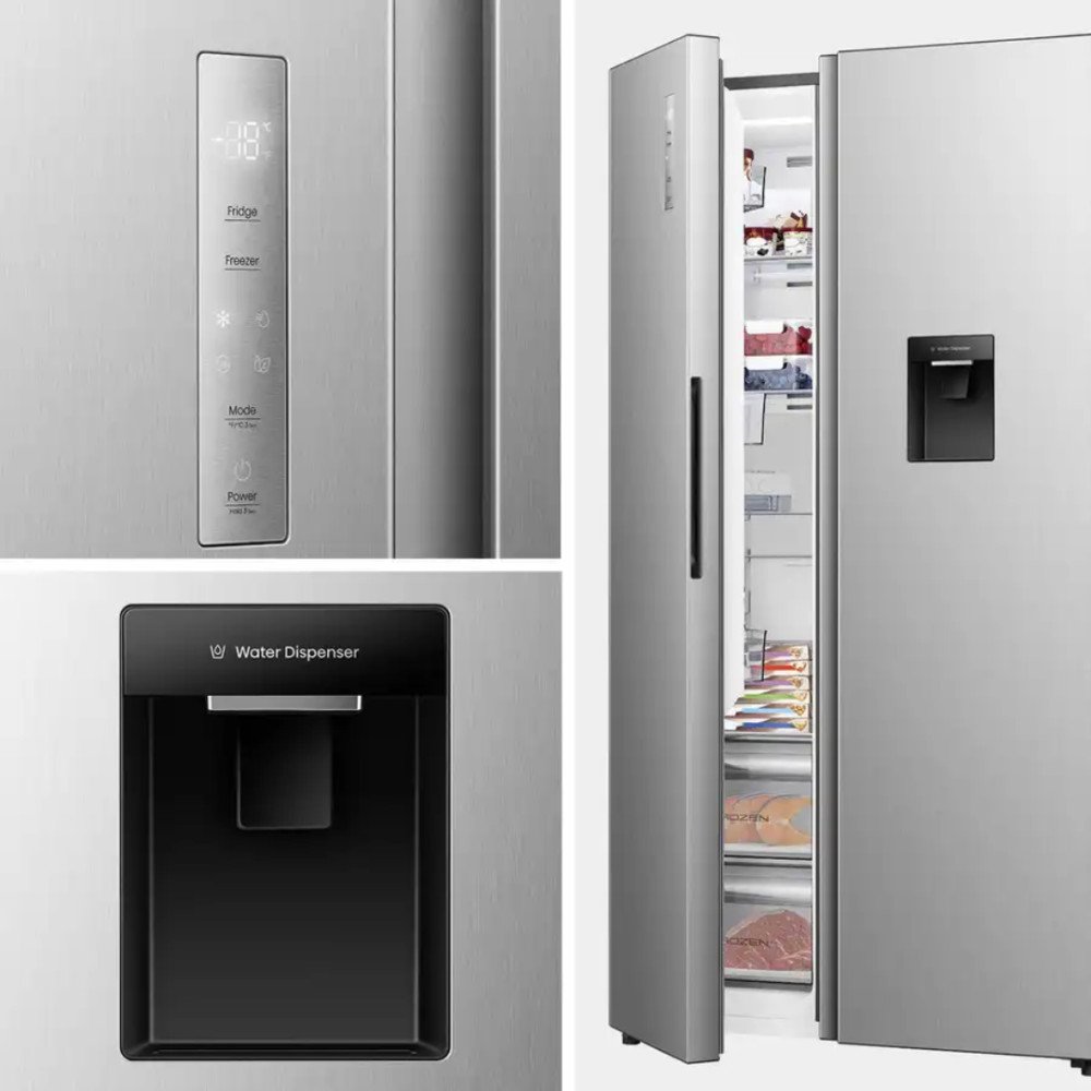 Refrigeradora Hisense RS3P558NMCB| 568 Lt. |Side By Side