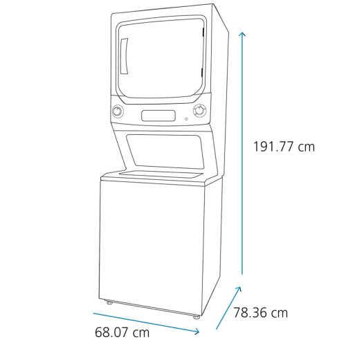 Torre de Lavado Mabe 24Kg|MCL2440ESDG0 modelo MCL2440ESDG0 cómpralo en Mi Bodega Ec
